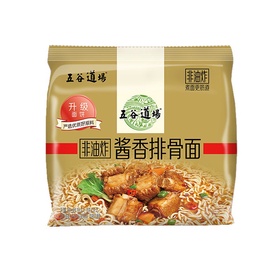 五谷道场 金系列酱香排骨面五连包108g*5